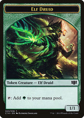 Elf Druid // Beast (020/036) Double-sided Token [Commander 2014 Tokens] | Mindsight Gaming