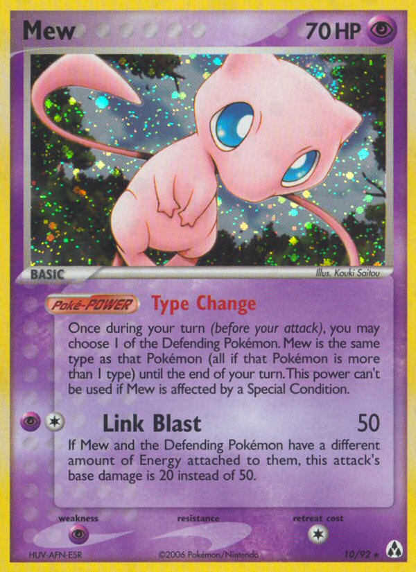 Mew (10/92) [EX: Legend Maker] | Mindsight Gaming