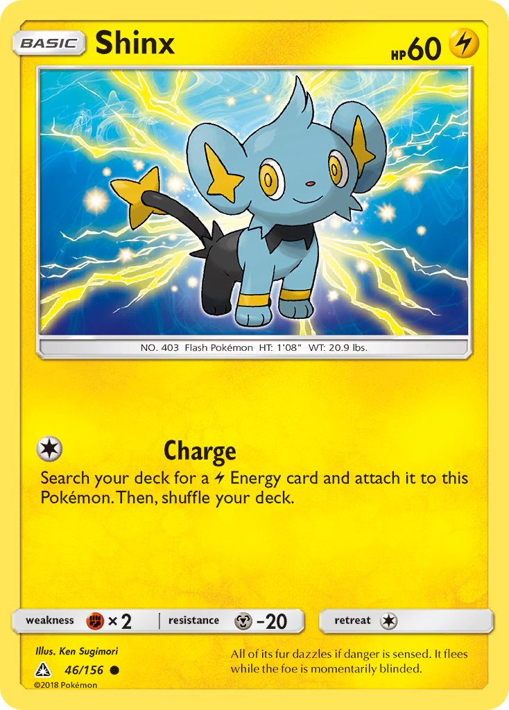 Shinx (46/156) [Sun & Moon: Ultra Prism] | Mindsight Gaming