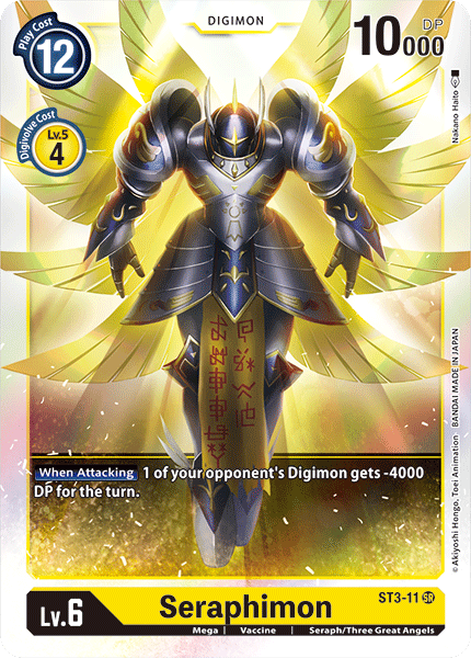 Seraphimon [ST3-11] [Starter Deck: Heaven's Yellow] | Mindsight Gaming