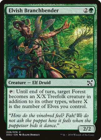 Elvish Branchbender [Duel Decks: Elves vs. Inventors] | Mindsight Gaming