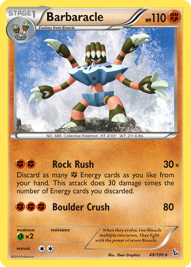 Barbaracle (49/106) [XY: Flashfire] | Mindsight Gaming