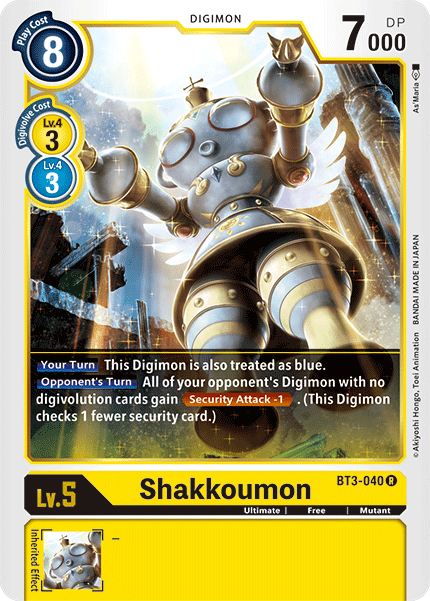 Shakkoumon [BT3-040] [Release Special Booster Ver.1.5] | Mindsight Gaming