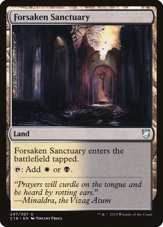 Forsaken Sanctuary [Commander 2018] | Mindsight Gaming