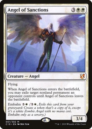 Angel of Sanctions [Commander 2019] | Mindsight Gaming