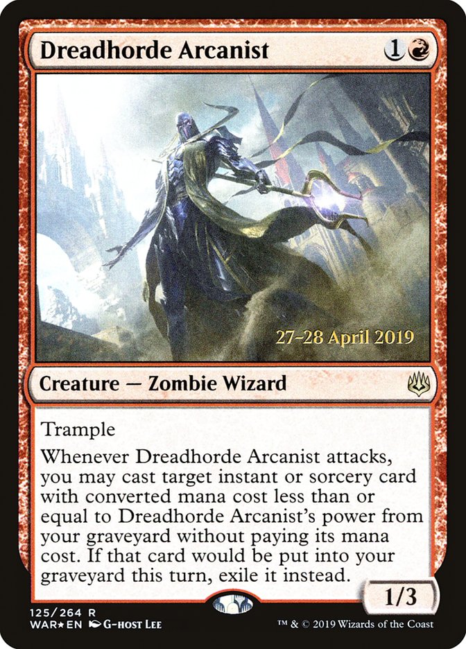 Dreadhorde Arcanist  [War of the Spark Prerelease Promos] | Mindsight Gaming