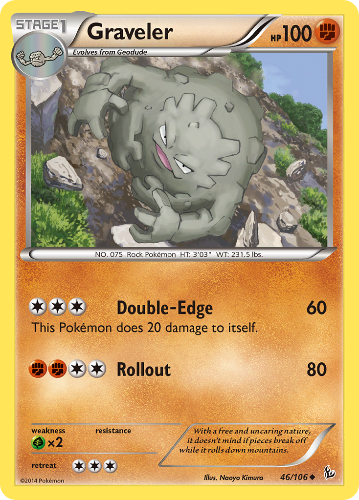 Graveler (46/106) [XY: Flashfire] | Mindsight Gaming