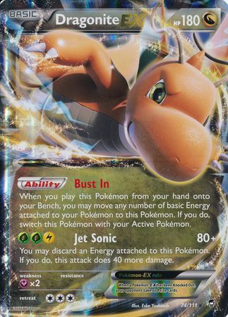 Dragonite EX (74/111) (Jumbo Card) [XY: Furious Fists] | Mindsight Gaming