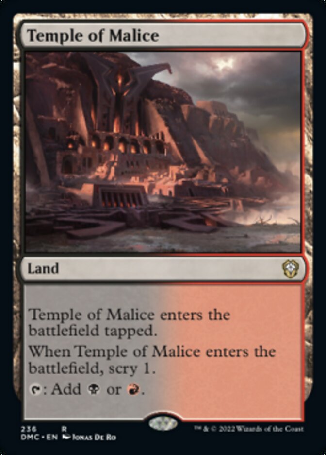 Temple of Malice [Dominaria United Commander] | Mindsight Gaming