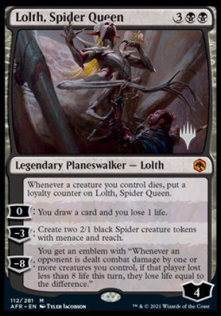 Lolth, Spider Queen (Promo Pack) [Dungeons & Dragons: Adventures in the Forgotten Realms Promos] | Mindsight Gaming