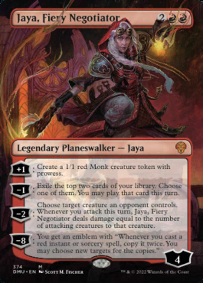 Jaya, Fiery Negotiator (Borderless) [Dominaria United] | Mindsight Gaming