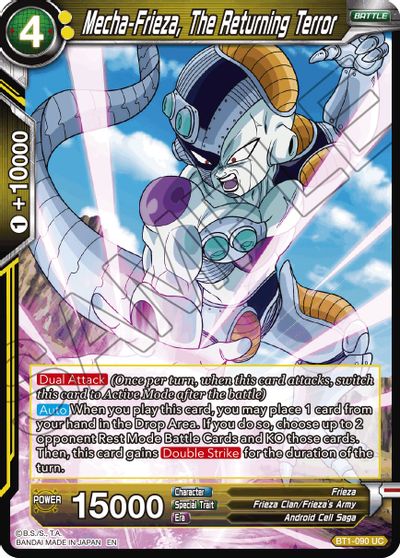 Mecha-Frieza, The Returning Terror (Reprint) (BT1-090) [Battle Evolution Booster] | Mindsight Gaming