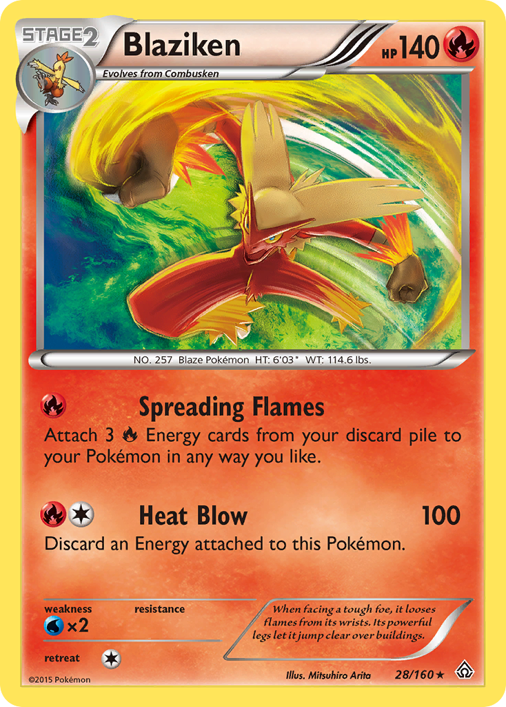 Blaziken (28/160) [XY: Primal Clash] | Mindsight Gaming