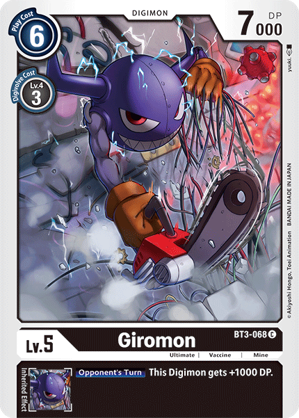 Giromon [BT3-068] [Release Special Booster Ver.1.5] | Mindsight Gaming