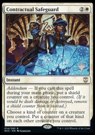 Contractual Safeguard (Promo Pack) [Streets of New Capenna Commander Promos] | Mindsight Gaming