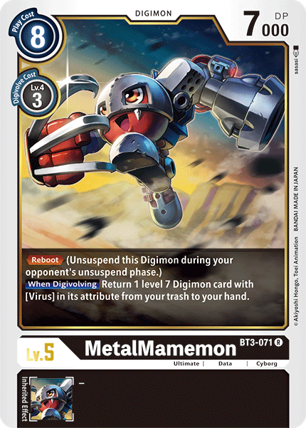 MetalMamemon [BT3-071] [Release Special Booster Ver.1.5] | Mindsight Gaming