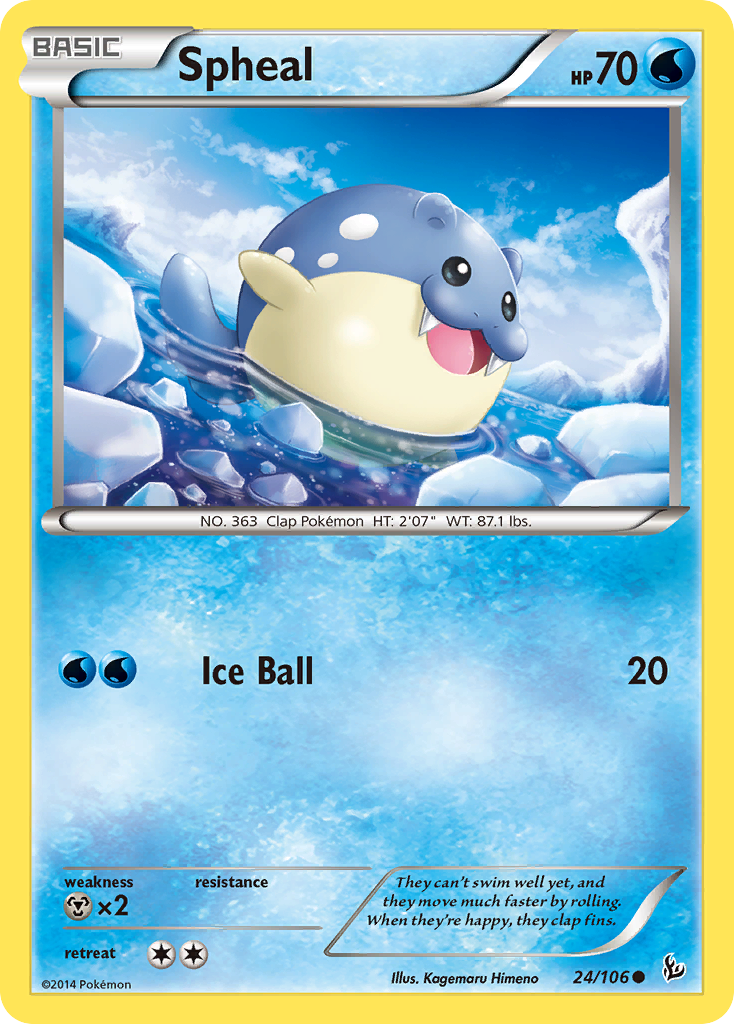 Spheal (24/106) [XY: Flashfire] | Mindsight Gaming