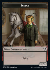 Soldier // Insect Double-sided Token [Dominaria United Tokens] | Mindsight Gaming