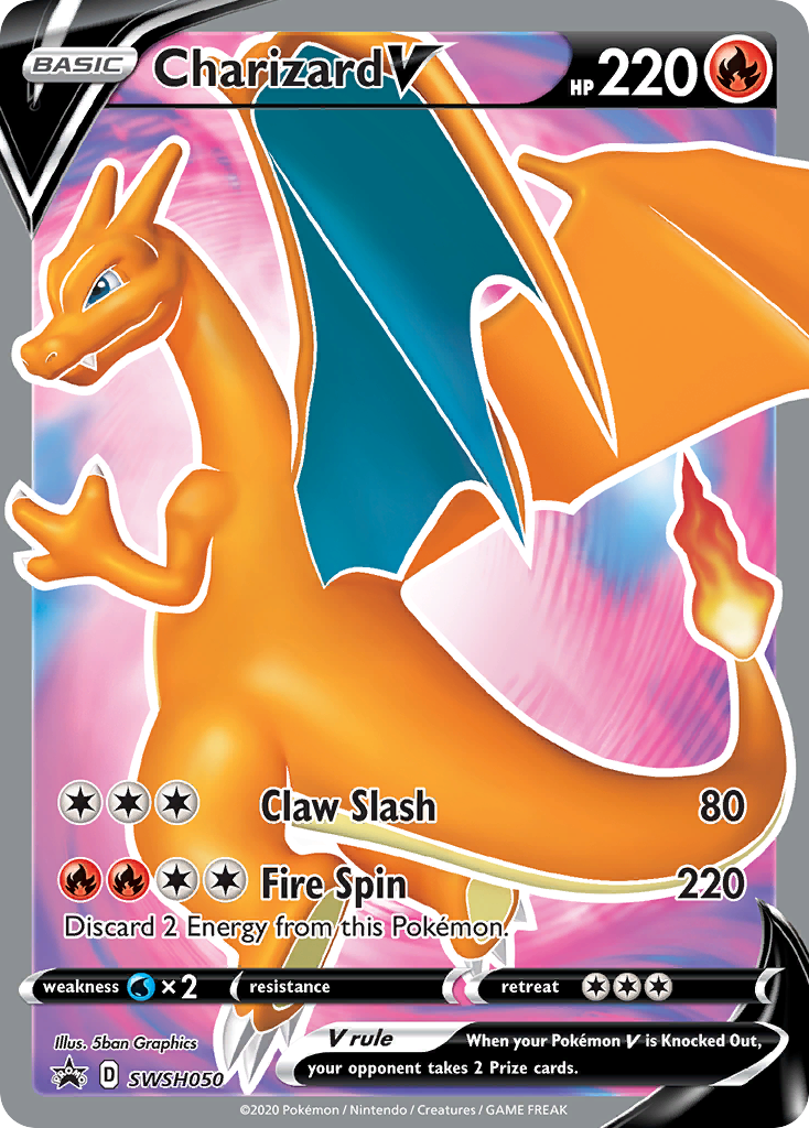 Charizard V (SWSH050) [Sword & Shield: Black Star Promos] | Mindsight Gaming