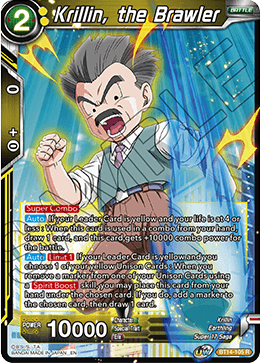 Krillin, the Brawler (BT14-105) [Cross Spirits] | Mindsight Gaming