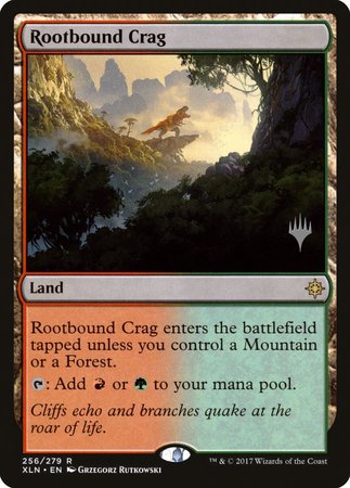 Rootbound Crag [Ixalan Promos] | Mindsight Gaming