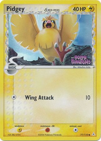 Pidgey (77/110) (Delta Species) (Stamped) [EX: Holon Phantoms] | Mindsight Gaming