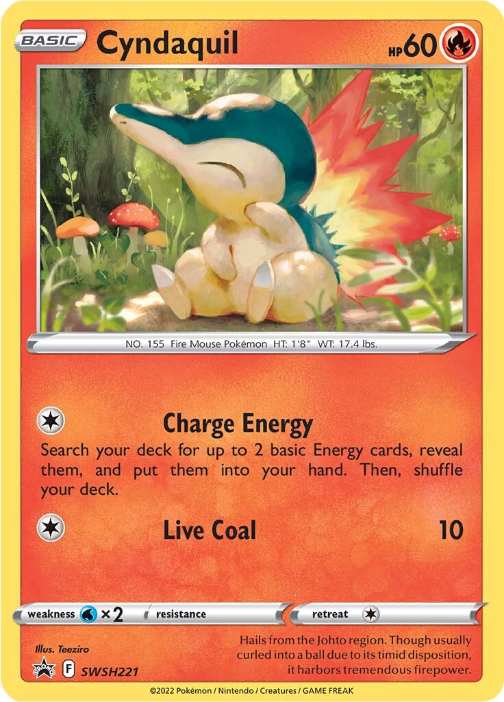 Cyndaquil (SWSH221) [Sword & Shield: Black Star Promos] | Mindsight Gaming