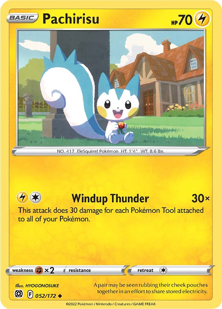 Pachirisu (052/172) [Sword & Shield: Brilliant Stars] | Mindsight Gaming