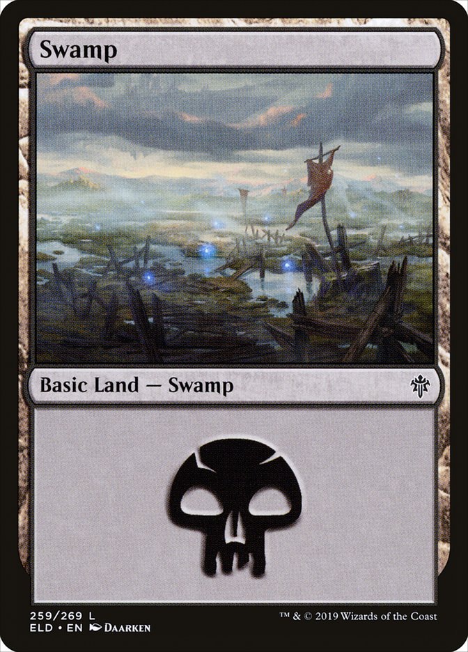 Swamp (259) [Throne of Eldraine] | Mindsight Gaming