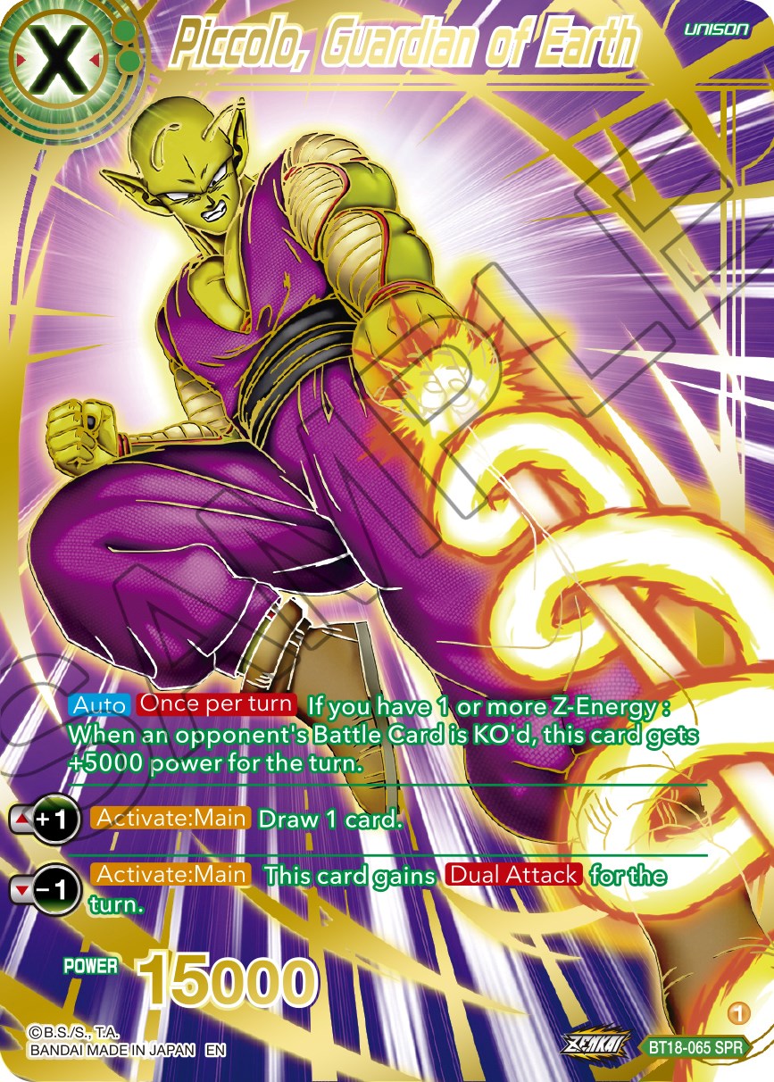 Piccolo, Guardian of Earth (SPR) (BT18-065) [Dawn of the Z-Legends] | Mindsight Gaming