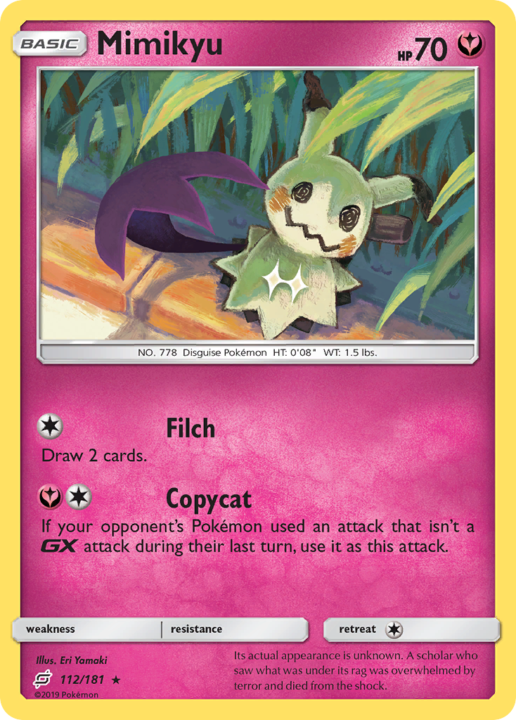 Mimikyu (112/181) [Sun & Moon: Team Up] | Mindsight Gaming