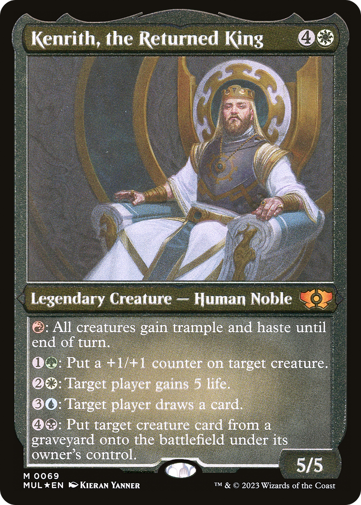 Kenrith, the Returned King (Foil Etched) [Multiverse Legends] | Mindsight Gaming