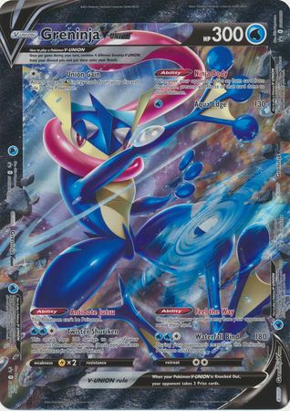 Greninja V-Union (Jumbo Card) [Sword & Shield: Black Star Promos] | Mindsight Gaming