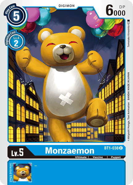 Monzaemon [BT1-038] [Release Special Booster Ver.1.0] | Mindsight Gaming
