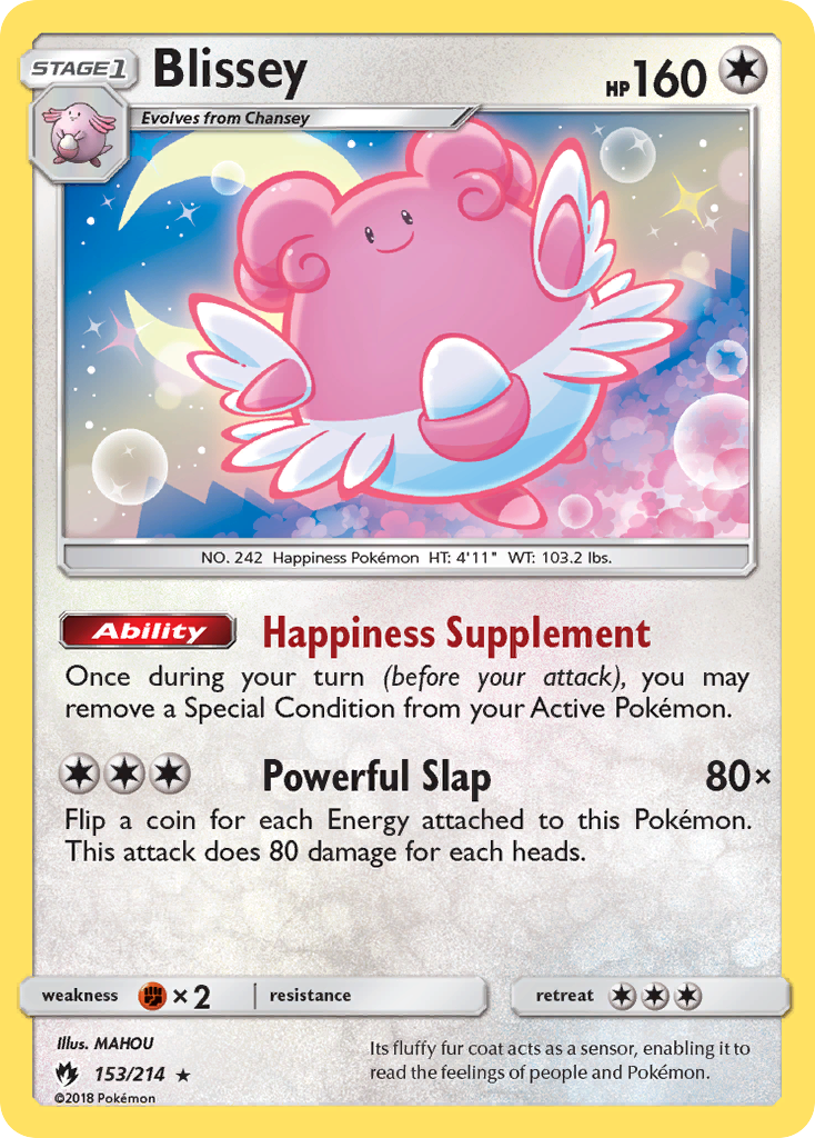 Blissey (153/214) [Sun & Moon: Lost Thunder] | Mindsight Gaming