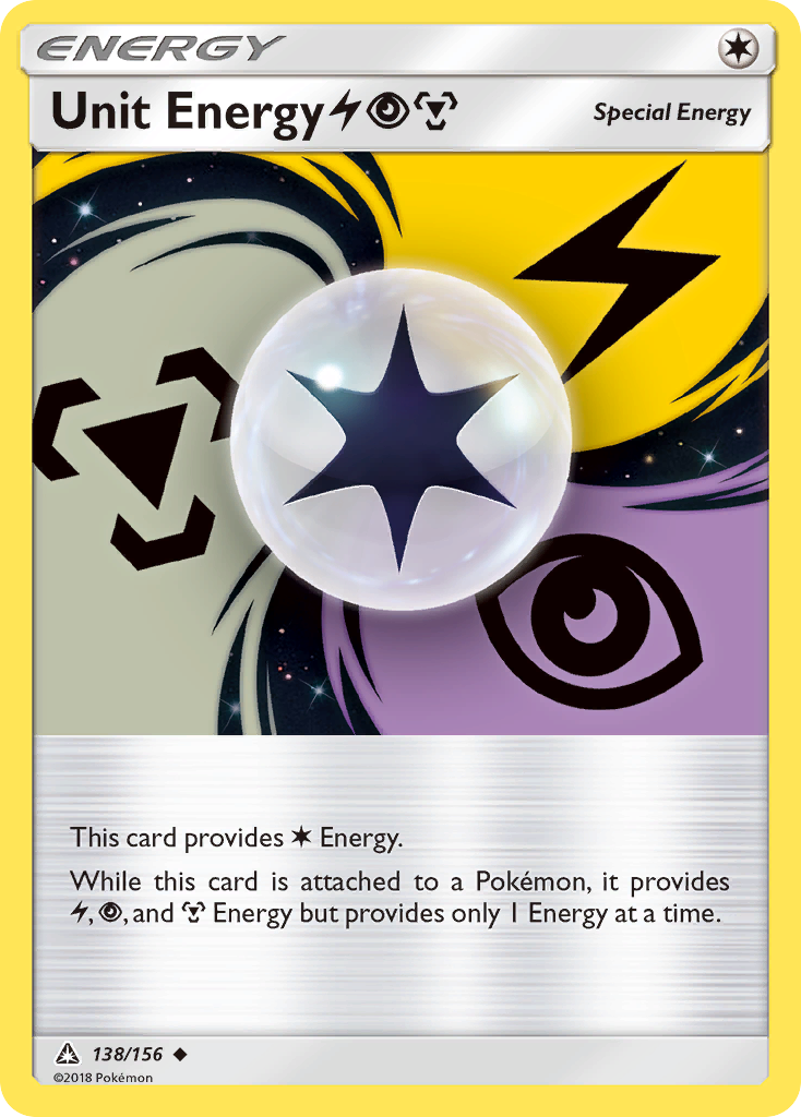 Unit Energy (138/156) (Lightning, Psychic, Metal) [Sun & Moon: Ultra Prism] | Mindsight Gaming