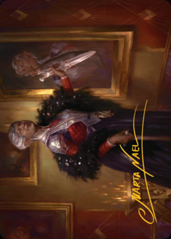 Evelyn, the Covetous Art Card (Gold-Stamped Signature) [Streets of New Capenna Art Series] | Mindsight Gaming