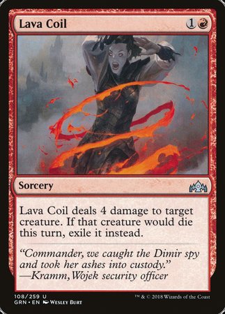 Lava Coil [Guilds of Ravnica] | Mindsight Gaming