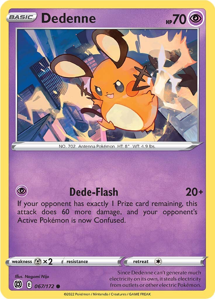 Dedenne (067/172) [Sword & Shield: Brilliant Stars] | Mindsight Gaming