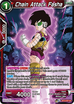 Chain Attack Fasha (Uncommon) [BT13-007] | Mindsight Gaming