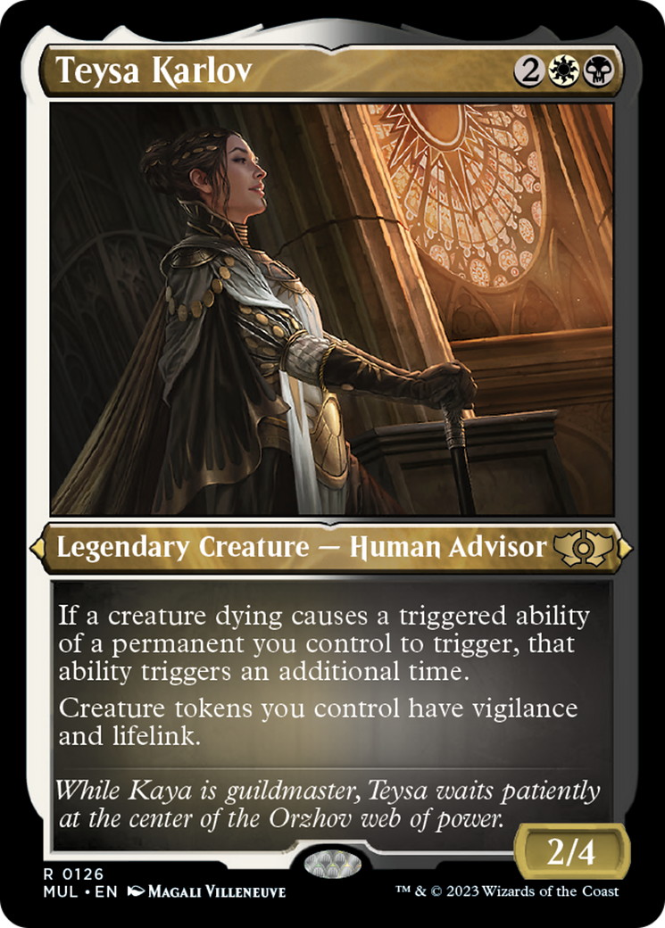 Teysa Karlov (Foil Etched) [Multiverse Legends] | Mindsight Gaming