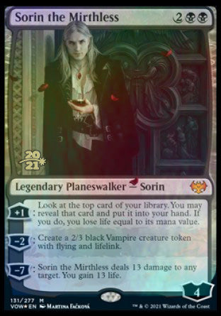 Sorin the Mirthless [Innistrad: Crimson Vow Prerelease Promos] | Mindsight Gaming