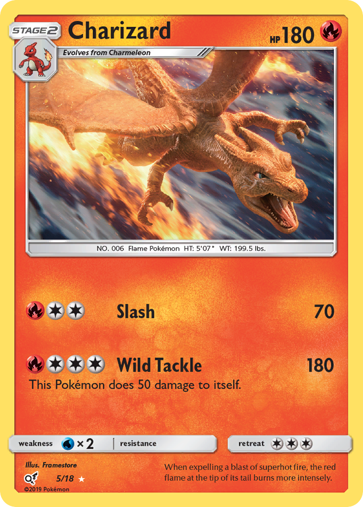 Charizard (5/18) [Sun & Moon: Detective Pikachu] | Mindsight Gaming