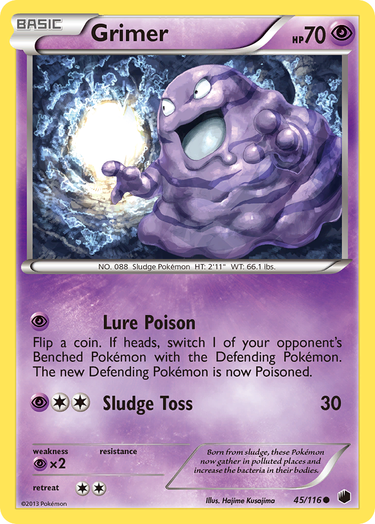 Grimer (45/116) [Black & White: Plasma Freeze] | Mindsight Gaming