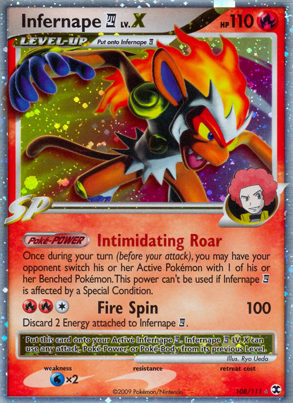 Infernape LV.X (108/111) [Platinum: Rising Rivals] | Mindsight Gaming