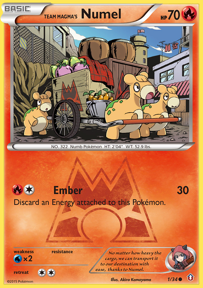 Team Magma's Numel (1/34) [XY: Double Crisis] | Mindsight Gaming