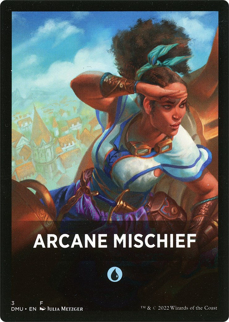 Arcane Mischief Theme Card [Dominaria United Tokens] | Mindsight Gaming