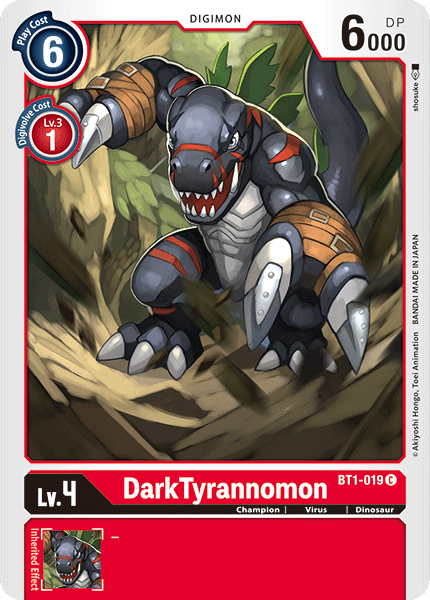 DarkTyrannomon [BT1-019] [Release Special Booster Ver.1.0] | Mindsight Gaming