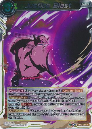 Justice Blast [BT9-067] | Mindsight Gaming