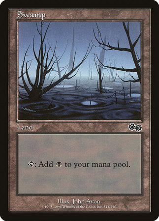 Swamp (341) [Urza's Saga] | Mindsight Gaming